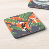 ヴィンテージアールデコ旅行,アフリカのジャングルの先住民 コースター (左側)