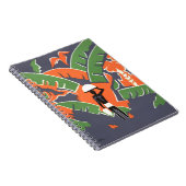 ヴィンテージアールデコ旅行,アフリカのジャングルの先住民 ノートブック (右側)