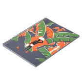 ヴィンテージアールデコ旅行,アフリカのジャングルの先住民 ノートブック (左側)