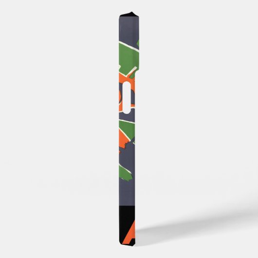 ヴィンテージアールデコ旅行,アフリカのジャングルの先住民 Case-Mate iPhoneケース (裏面 / 右)