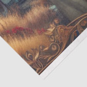 ヴィンテージアールデコ水彩列車 薄葉紙 (詳細)