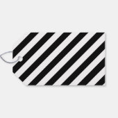 ヴィンテージアールデコ結婚白黒サンキュー ギフトタグ (裏面横)