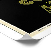 ヴィンテージアールデコ航空旅行広告 ポスター (角)