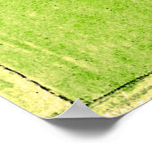 ヴィンテージアールデコ菊の女性 ポスター (角)