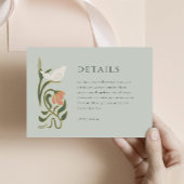 ヴィンテージアールデコ詳細エンクロージャカード エンクロージャーカード