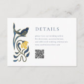 ヴィンテージアールデコ詳細エンクロージャカード(QR付き) エンクロージャーカード (正面)