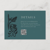 ヴィンテージアールデコ詳細エンクロージャカード（QR付き） エンクロージャーカード (正面)