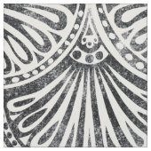 ヴィンテージアールデコ退色リーフ模様織物 ファブリック (見本)