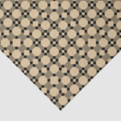 ヴィンテージアールデコ金ゴールドパターンの分離 薄葉紙 (詳細)