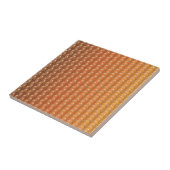 ヴィンテージアールデコ金ゴールド孔雀の羽模様 タイル (側面)