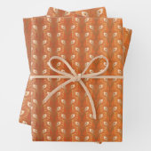 ヴィンテージアールデコ金ゴールド孔雀の羽模様 ラッピングペーパーシート (インサイチュ)