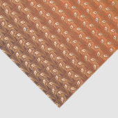 ヴィンテージアールデコ金ゴールド孔雀の羽模様 薄葉紙 (詳細)