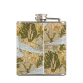 ヴィンテージアールデコ鳩と花 フラスク (裏面)