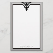 ヴィンテージアールデコ黒Whtフレーム#1