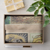 ヴィンテージアールデコ11デコページティッシュペーパー 薄葉紙 (ギフト)