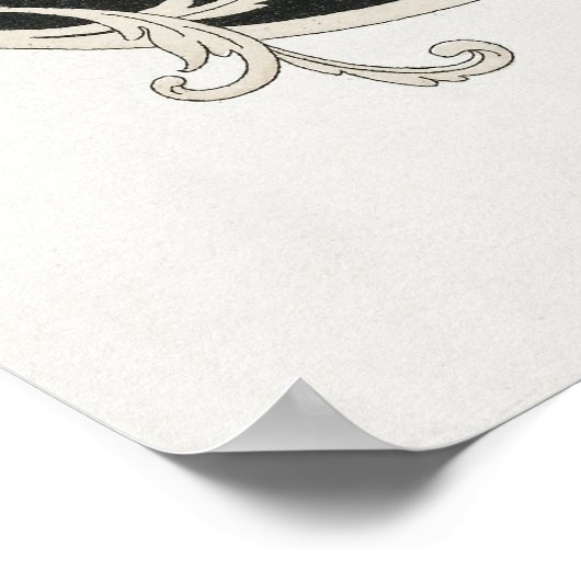 ヴィンテージアールデコ1920sジョージバービアイラストレーション ポスター (角)