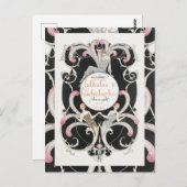 ヴィンテージアールデコ1920sジョージバービアイラストレーション ポストカード (正面/裏面)