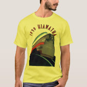 ヴィンテージアールデコ1939機関車列車Ad Tシャツ (正面)