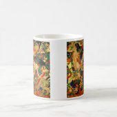 ヴィンテージアールデコ、ダイアナ及びそのニンフ又は狩り コーヒーマグカップ (中央)