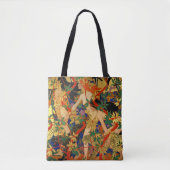 ヴィンテージアールデコ、ダイアナ及びそのニンフ又は狩り トートバッグ (正面)