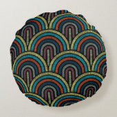 ヴィンテージアールデコ ラウンドクッション (裏面)