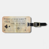 ヴィンテージアールデコ ラゲッジタグ (正面横)