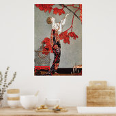 ヴィンテージアールデコ～ロワゾヴォレイグバイバルビエ ポスター (キッチン)