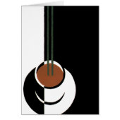 ヴィンテージアールデコ、水蒸気入りコーヒーカップ (正面)