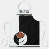 ヴィンテージアールデコ、水蒸気入りコーヒーカップ エプロン (正面)
