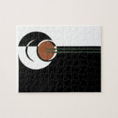 ヴィンテージアールデコ、水蒸気入りコーヒーカップ ジグソーパズル (横)