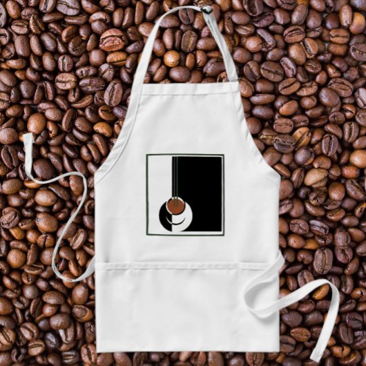 ヴィンテージアールデコ、水蒸気入りコーヒーカップ スタンダードエプロン