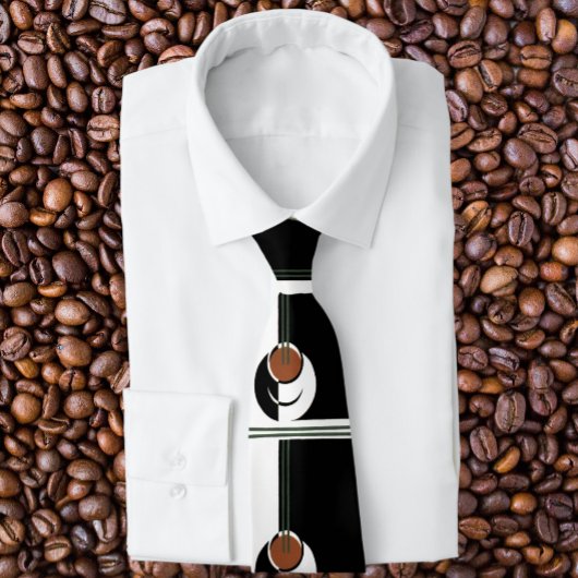 ヴィンテージアールデコ、水蒸気入りコーヒーカップ ネクタイ