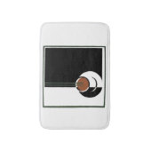 ヴィンテージアールデコ、水蒸気入りコーヒーカップ バスマット (正面縦)