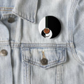 ヴィンテージアールデコ、水蒸気入りコーヒーカップ 缶バッジ (インサイチュ)