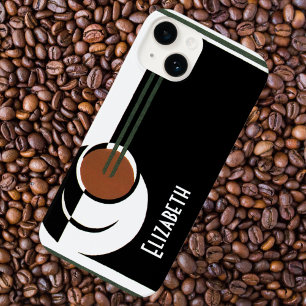 ヴィンテージアールデコ、水蒸気入りコーヒーカップ Case-Mate iPhone 14ケース