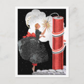 ヴィンテージアールデコ「爆竹フィジー」 ポストカード (正面)