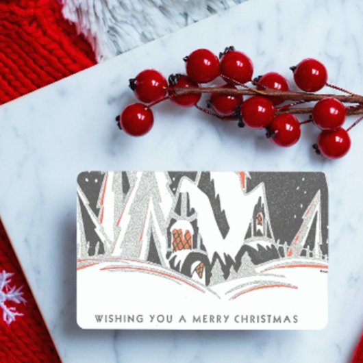 ヴィンテージアールデコ 長方形シール