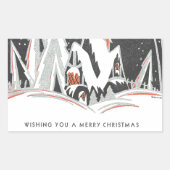 ヴィンテージアールデコ 長方形シール (正面)