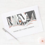 ヴィンテージアールデコ 長方形シール (封筒)