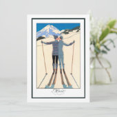 ヴィンテージアールデコ、雪の恋人by George Barbier (スタンド正面)