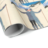 ヴィンテージアールデコ、雪の恋人by George Barbier ラッピングペーパー (ロールコーナー)