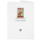 ヴィンテージアールデコ、Flighty Bird by George Barbier (裏面)