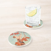 ヴィンテージアールデコ、Flighty Bird by George Barbier コースター (側面)