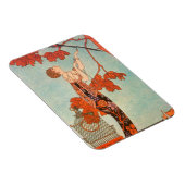 ヴィンテージアールデコ、Flighty Bird by George Barbier マグネット (右側)