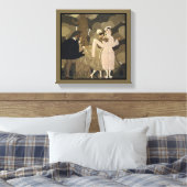 ヴィンテージアールデコ、George Barbierによる驚き キャンバスプリント (インサイチュ (寝室))