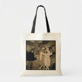 ヴィンテージアールデコ、George Barbierによる驚き トートバッグ (正面)