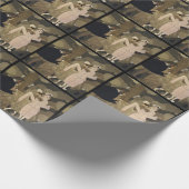 ヴィンテージアールデコ、George Barbierによる驚き ラッピングペーパー (角)