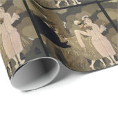 ヴィンテージアールデコ、George Barbierによる驚き ラッピングペーパー (ロールコーナー)