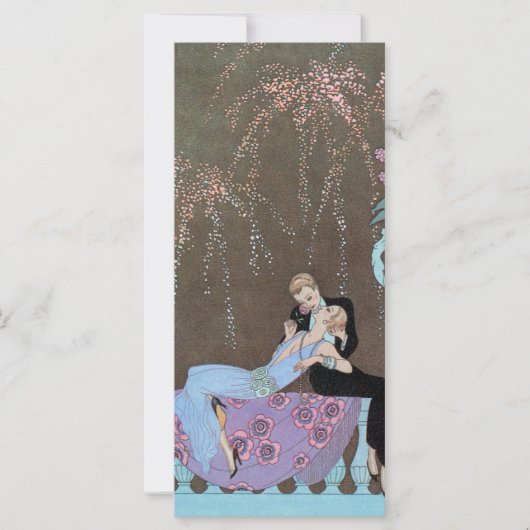 ヴィンテージアールデコFireworks Le Feu、George Barbier (正面)