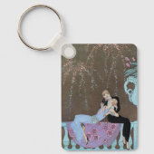 ヴィンテージアールデコFireworks Le Feu、George Barbier キーホルダー (正面)